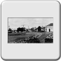 ANTIGA IGREJA, VISTA DESDE ATUAL CASA DE PEDRA - Década de 1930